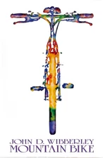 John D Wibberley Cycle Art - Original "Mountain Bike" Print 22" x 32" 