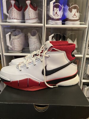 2006 NIKE ZOOM KOBE I ALL-STAR 1 WHITE BLACK VARSITY RED  display picture 2