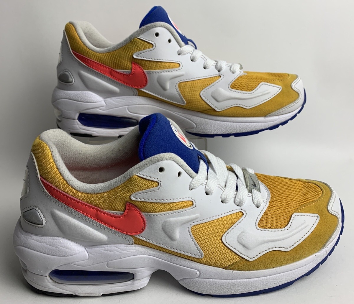 Nike Air Max2 Light University Gold Flash Crimson Men's Size Nike Air Max2 Light University Gold Flash Crimson Men's Size