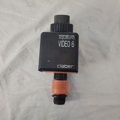 Claber Video 6 Aquauno Irrigation Timer Lawn Garden Hose Timer As Is For Parts