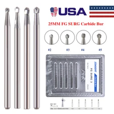 Dental Surgical Fast High Speed Handpiece Burs Round Tungsten Carbide FG2-FG5