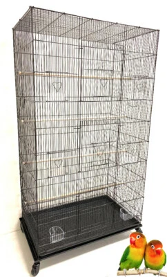 MCAGE 55" Extra Large Flight Multiple Parakeets Canaries Finches LoveBirds Cage Stand