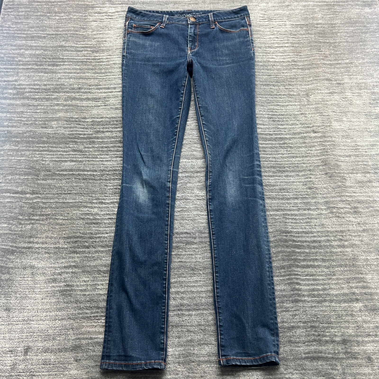 Banana Republic Jeans Size 26 Womens Low Rise Skinny Medium Wash Blue Denim