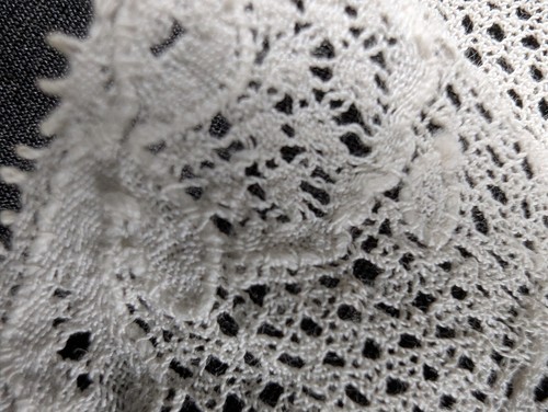 Victorian / Edwardian Antique Fashion Lace Collar - Picture 9 of 14