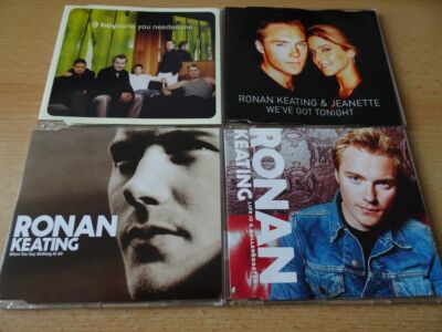 4 Maxi CD Set Boyzone & Ronan Keating: You needed me + Life is a rollercoaster +