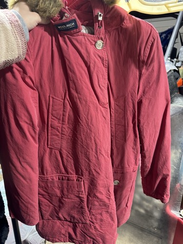 Woolrich Arctic Parka Jacket Byrd Cloth red