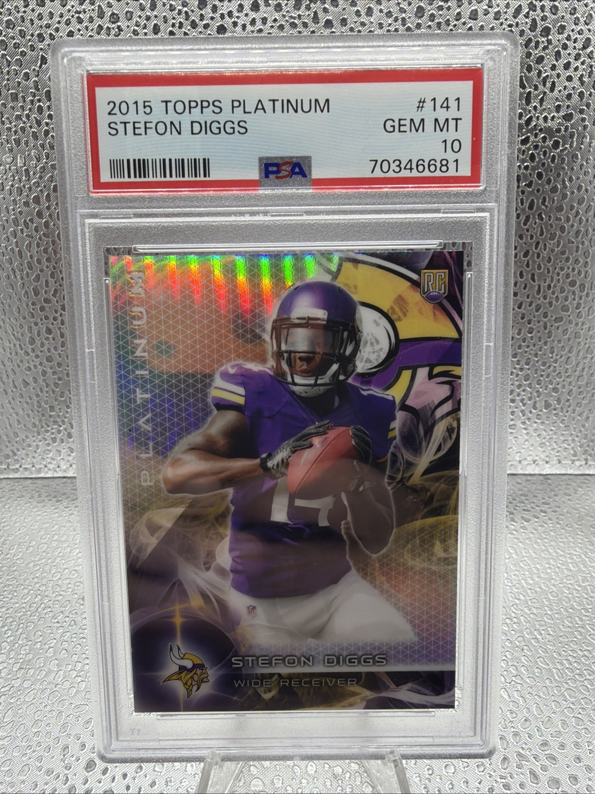 Stefon Diggs Topps Platinum #141 Base