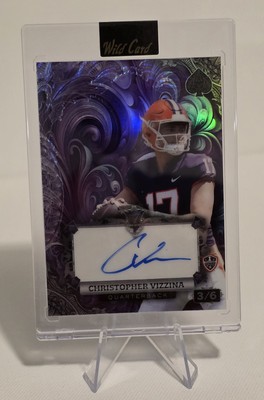 2024 Wild Card 7 Card Studs Christopher Vizzina 3/6 Auto