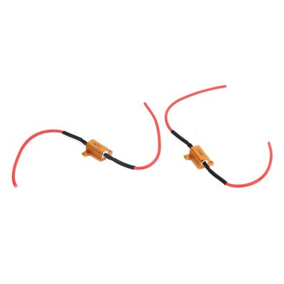   2pcs LED Decoder 10W 39Ω Load Resistor Canbus Error Canceller For
