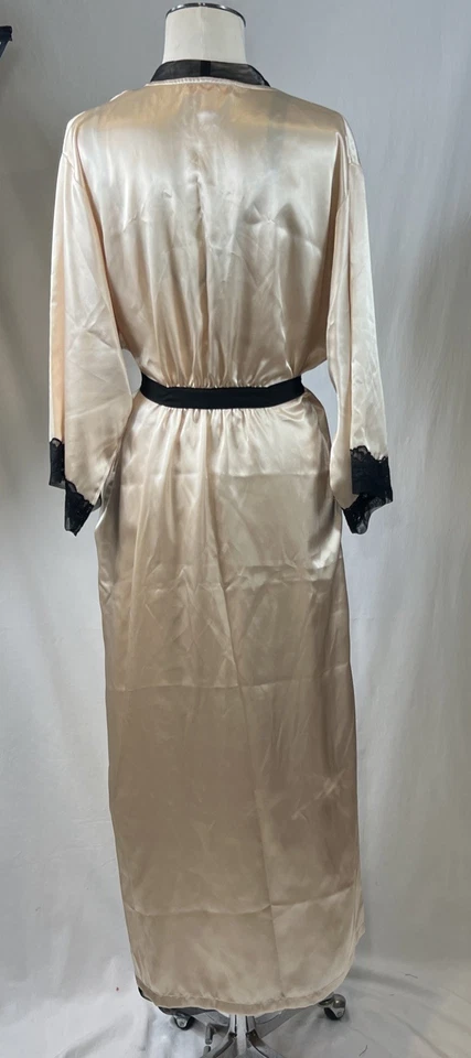 Nuevo Oscar De La Renta Rosa Etiqueta 2 piezas Ropa de Dormir Camisón Con Bata Conjunto Pequeño Foto 2 de 4