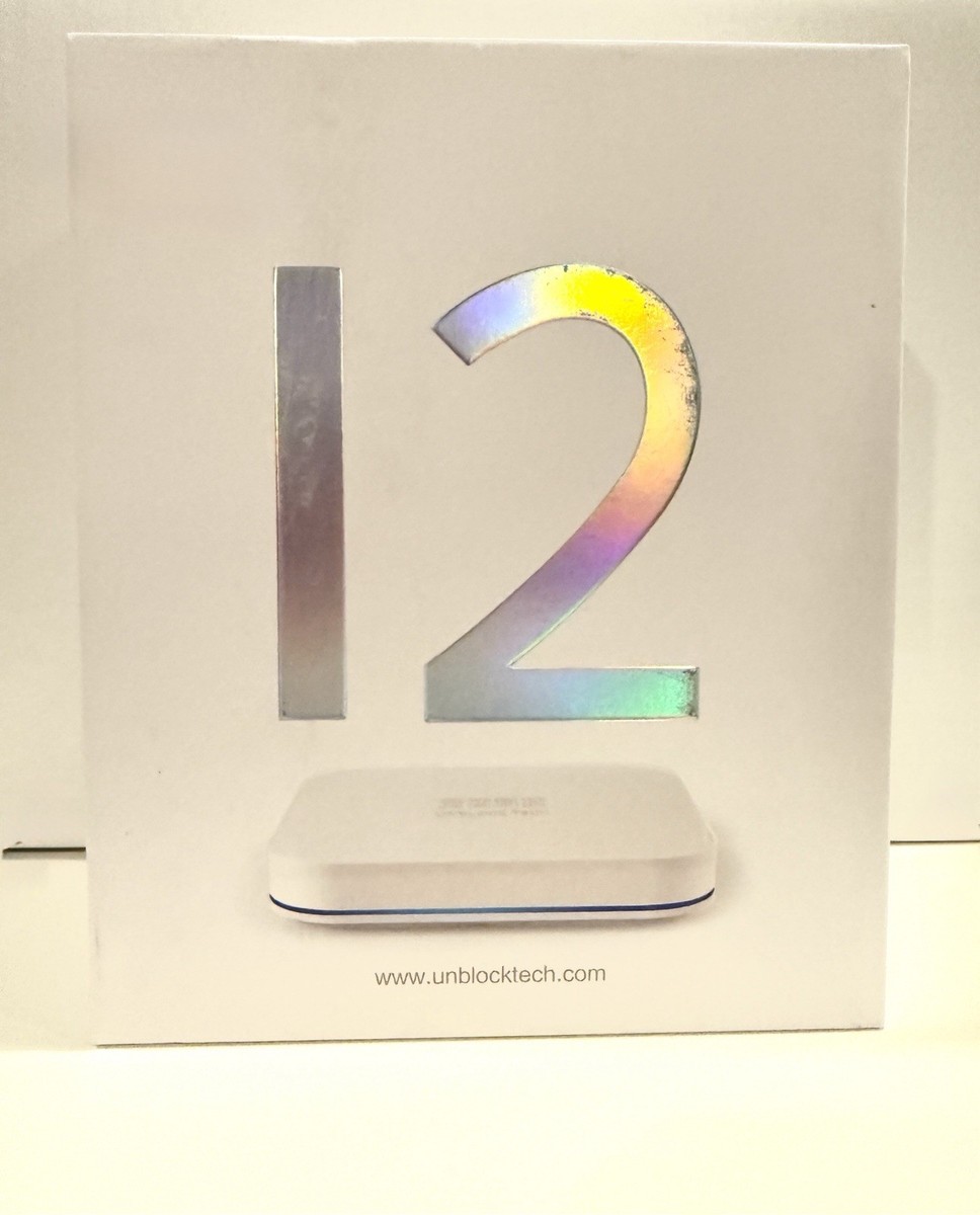Unblock Tech TV BOX 12 Latest Generation 安博电视盒子12代