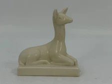 Rookwood Pottery Deer Fawn Gazelle Resting Figurine Paperweight #6156