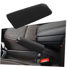 Car Handbrake Cover Gear Shift Knob Cover, Auto Comfortable Grip Black