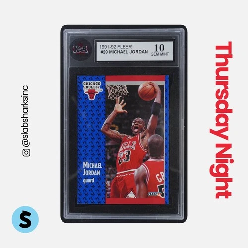 1991 FLEER #29 MICHAEL JORDAN KSA 10