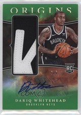 2023 Panini Origins Rookie Jersey Green 5/5 Dariq Whitehead #RJA-DAR Auto 12cb