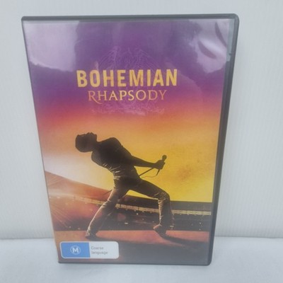 Bohemian Rhapsody PAL DVD Region 4 (2018) Queen - Freddy Mercury Biography Movie