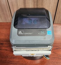 Zebra GX420d Thermal Label Printer, No Power Supply With Cutter, Used