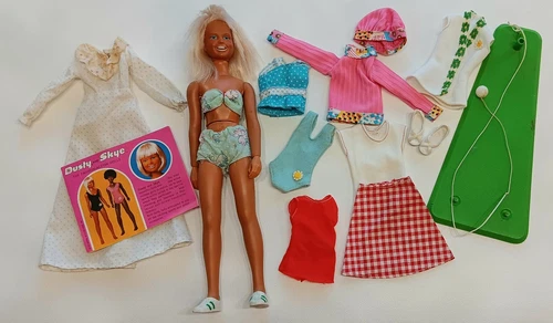 Vintage Kenner Dusty Fashion Action Doll 1975 Original Clothing Shoes