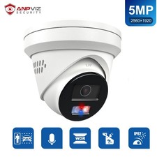 Anpviz 5MP PoE IP Camera Color Night Vision Two-Way Audio AI Human/Vehicle Detec