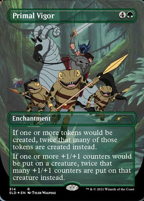 1x Primal Vigor - Foil Near Mint MTG Magic - Kid Icarus -