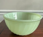 Fire King Jadeite 7" Swirl Mixing Bowl Jadite Green Glass Vintage