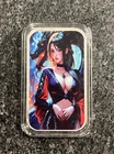 Rare! Haleybug Mint: Colorized Ash and Flame 1oz Silver Bar-Mintage 100