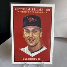 Topps Update Series Most Valuable Player Cal Ripken Jr. #MV-27 2025