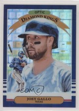 2019 Panini Donruss Optic Diamond Kings Blue Pandora Prizm 26/99 Joey Gallo 03ny