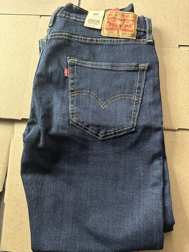 Levis 502 Taper Jeans Mens 34x30 Blue Denim New With Tags