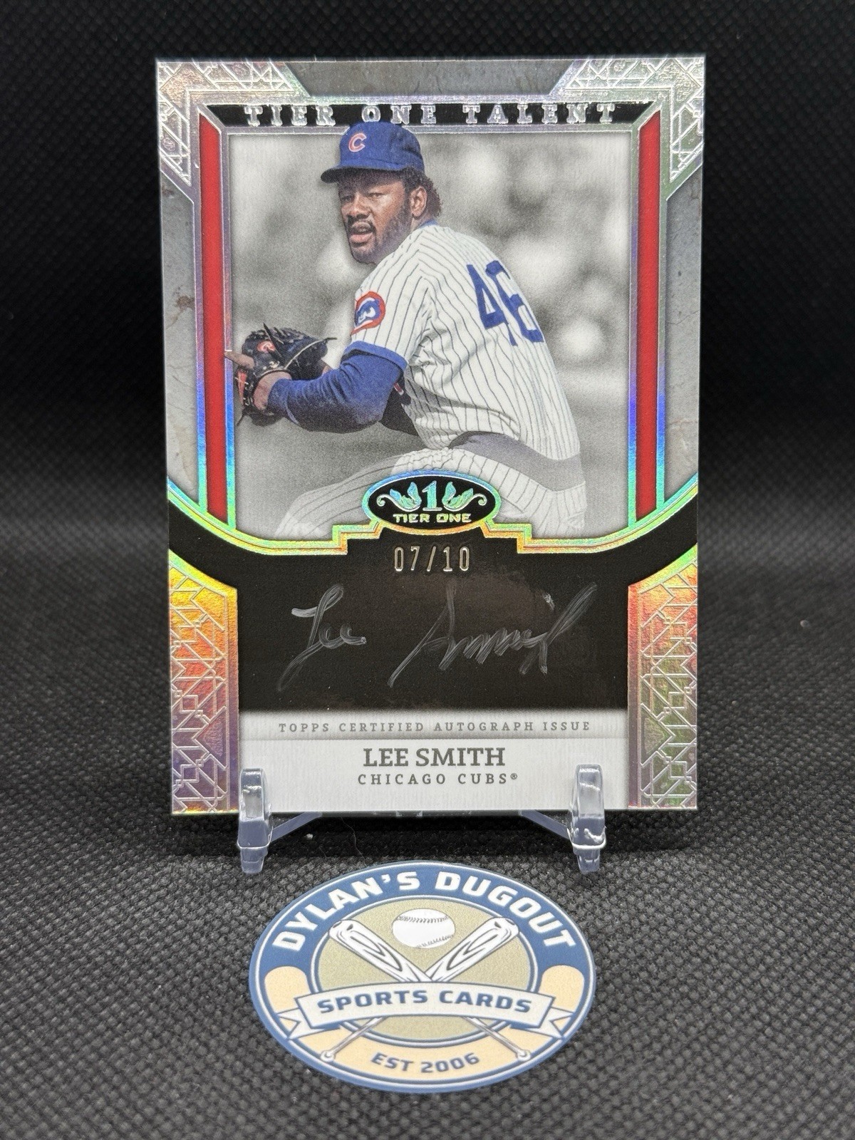 2024 Topps Tier One - Tier One Talent Autographs Lee Smith #T1TA-LS /10 Auto