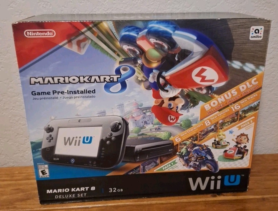 Nintendo Wii U Mario Kart 8 Deluxe 32GB Handheld System - Black