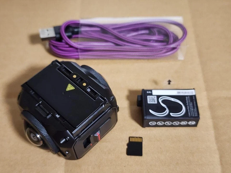 GARMIN Action Camera VIRB 360 Black up to 5.7K compatible 360 shooting Used - Image 2 of 4