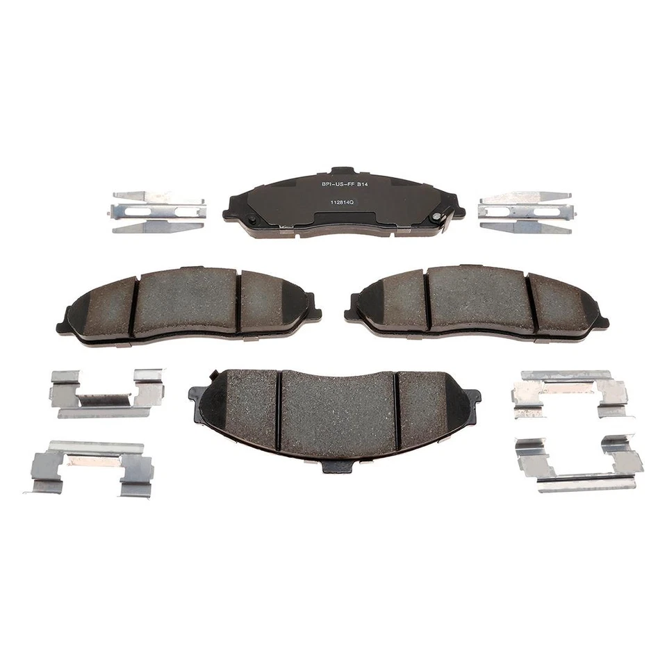 Rotores de freno delanteros + pastillas de freno de cerámica y herrajes para Cadillac XLR 2004-2009 Foto 2 de 4