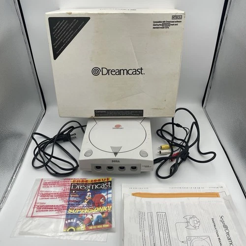 Sega Dreamcast HKT-3020 Video Game Console With Original Box - White - Tested