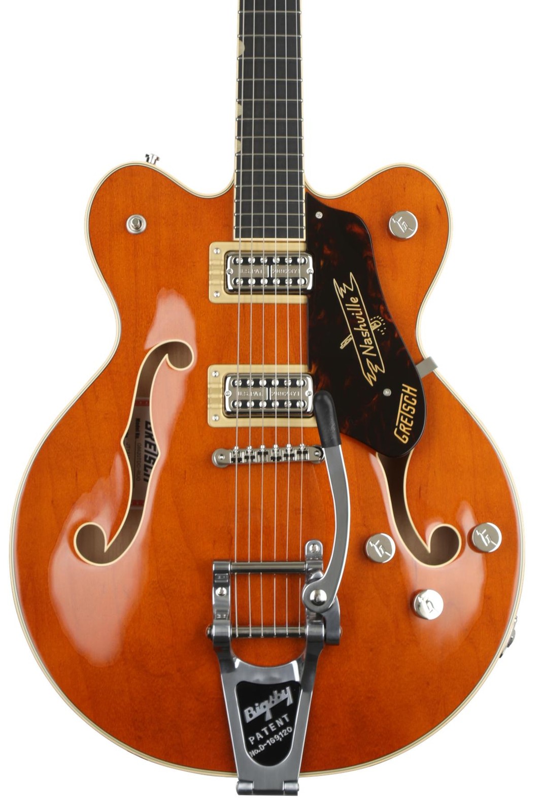 Центральный блок Gretsch G6620T Players Edition Nashville - Round-Up Оранжевый