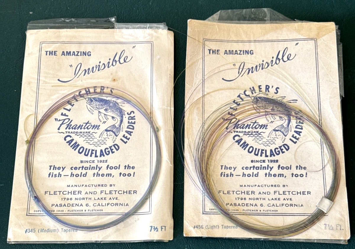 Bas De Ligne Manhattan Company Gut Leaders #1 3 Pieds – Vintage NOS