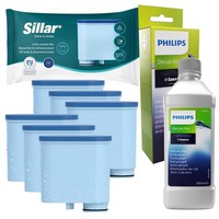 6X Wasserfilter Ersatz Von Philips Saeco Aquaclean CA6903/10 + 250Ml Entkalker
