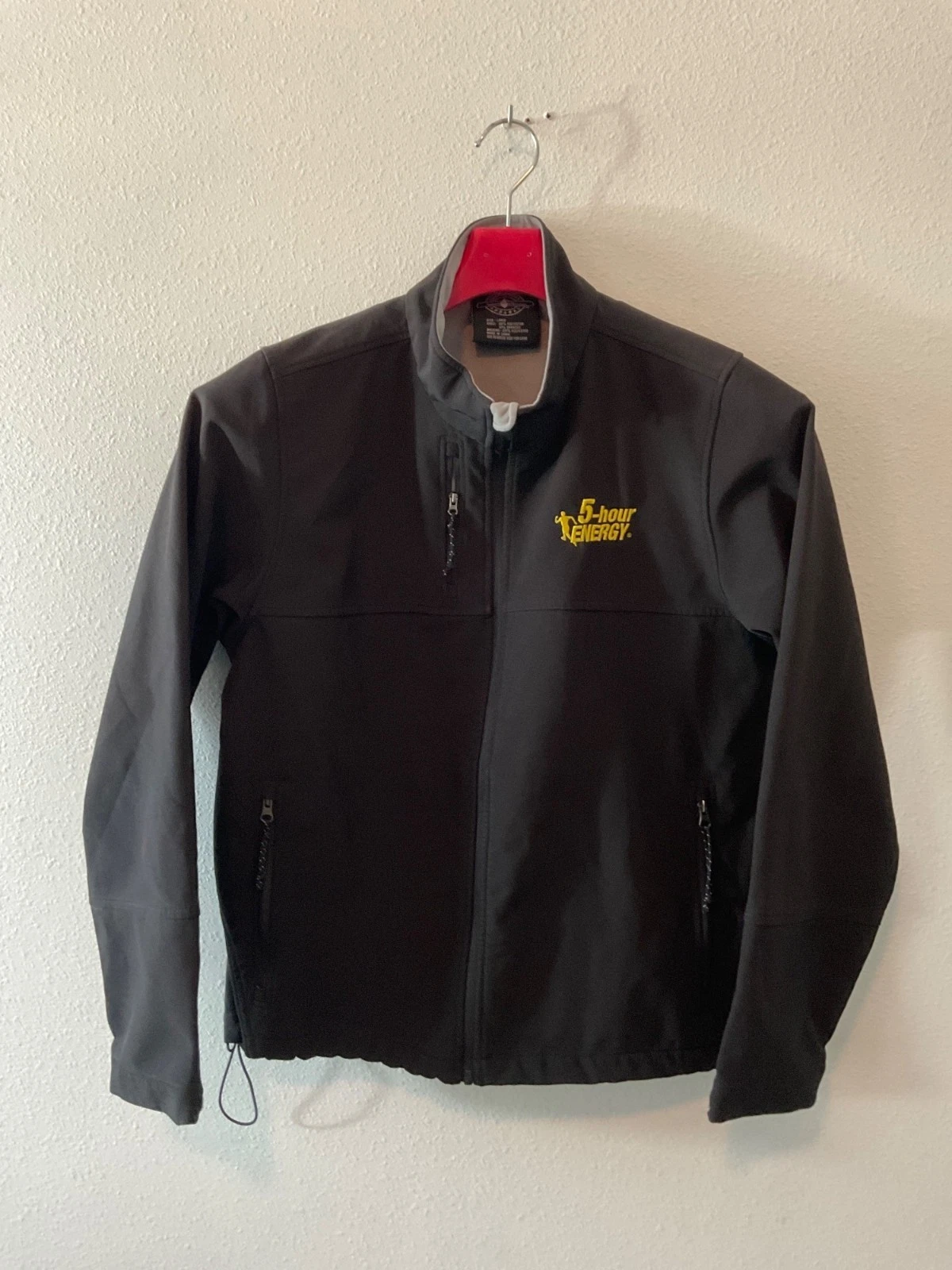 5-Hour Energy Black Softshell Jacket By Charles River Apparel Large