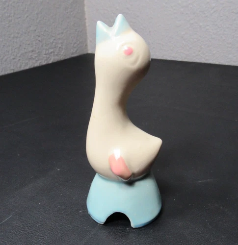 Vintage Pie Bird Vent Shawnee Pottery Pillsbury Premium Blue & Pink 5”