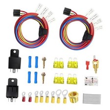 Dual Electric Radiator Fan Relay Wiring Dual Electric Fan 185 On 175 Off 60Amp