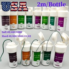 200cm/Bottle Dental Gingival Retraction Cotton Cord Hard 000/00/0/01/02 USA