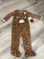 NWT North Pole Trading Co Infant 18 Months Reindeer One Piece Pajama