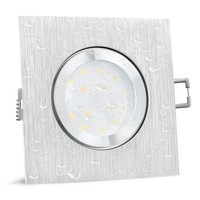 QW-2 Deckenspot IP44 Eckig Mit LED 2W Warmweiß Einbauleuchte Strahler Flulampe