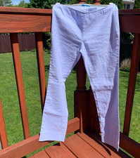 Emilio Pucci Firenze Italy Cotton Light Blue Pants Cotton Linen US 4