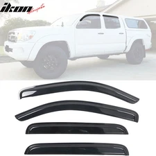 Fits 05-15 Toyota Tacoma Double Cab Window Visor Acrylic Sun Rain Deflector 4Pc