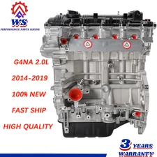 Long Block Engine Assembly New Model For 2014-19 Hyundai Creta Kia KX3 G4NA 2.0L