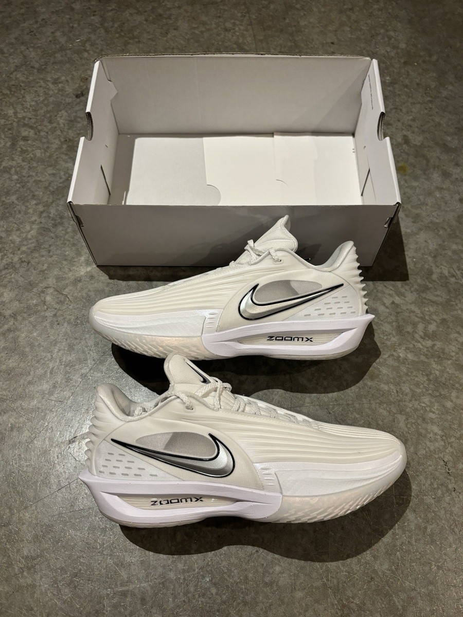 Nike Air Zoom GT Cut 3 Turbo White Metallic Silver Men display picture 2