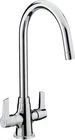 Bristan EC SNK EF C Echo Twin Lever Easyfit Sink Mixer Tap - Chrome - NEW