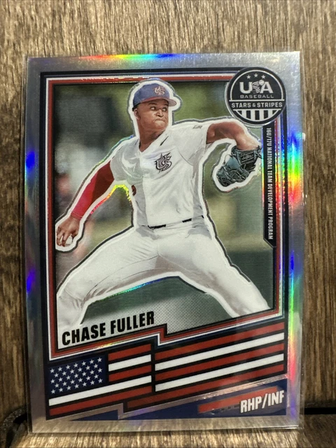 2026 Panini Prizm USA Stars & Stripes Baseball Chase Fuller #198 Silver Prizm