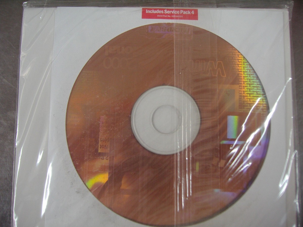 MICROSOFT WINDOWS 2000 PROFESSIONAL w/SP4 FULL OPERATING MICROSOFT WINDOWS 2000 PROFESSIONAL w/SP4 FULL OPERATING